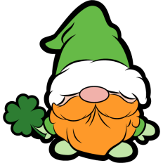 cute st patrick gnome