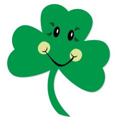 Shamrock Happy Face, St. Patrick's Day