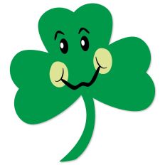 St. Patrick's Day Funny Face Clover, Shamrock