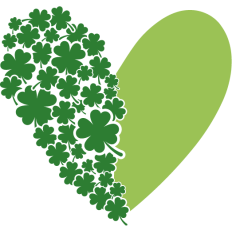 shamrock heart