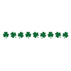 Shamrock Row with Highlights and Two Background St. Patty's Day