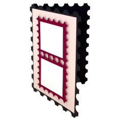 Shape Card Postage Stamp Layers