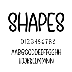Shapes Font