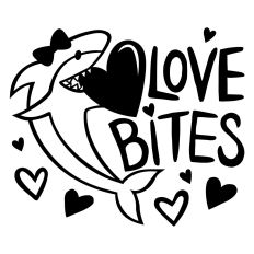 Shark love bites for girl