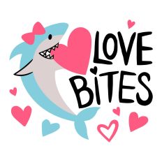 Shark love bites for girl