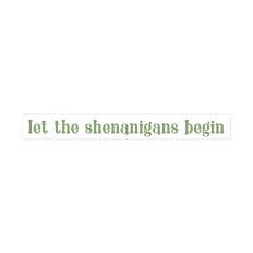 Shenanigans
