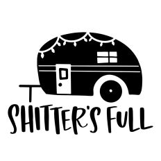 Shitter's Full - Funny Christmas Design