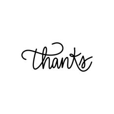 Thanks