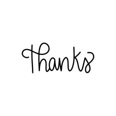 Thanks
