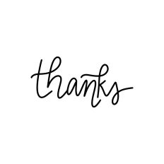 Thanks