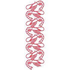 Shrimp Vertical Border