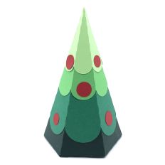 3d christmas tree box