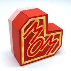 3d heart mom box