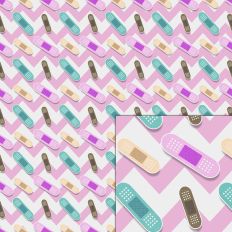 adhesive bandage color pattern
