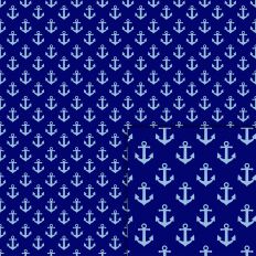 anchor blue pattern