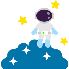 astronaut in space