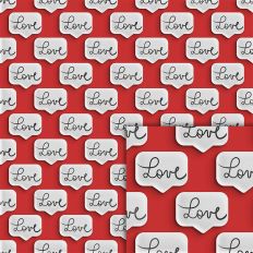 balloon love pattern
