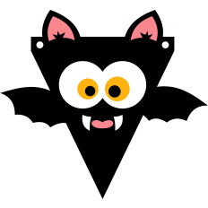 bat halloween banner