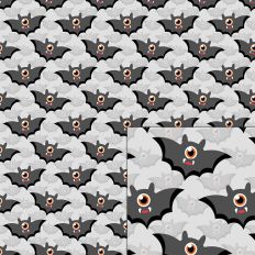 bats monster pattern