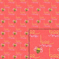 bee mine glitter pattern