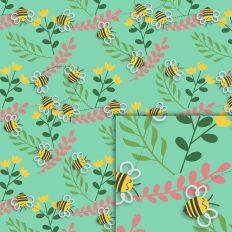 bee spring pattern