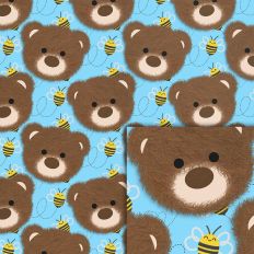 bee teddy bear pattern