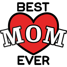 best mom ever heart