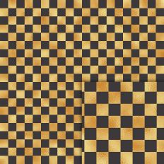 black gold squares pattern