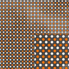 black orange dots pattern
