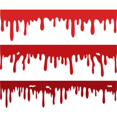 blood dripping borders