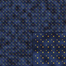 blue and stars foil style pattern