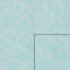 blue dots foil style pattern
