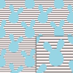 blue easter stripes pattern