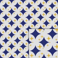blue stars pattern