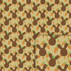 bunny egg carrots pattern