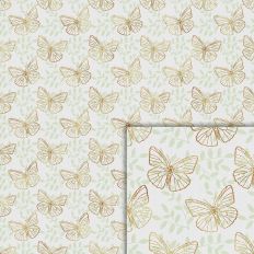 butterflies foil style pattern