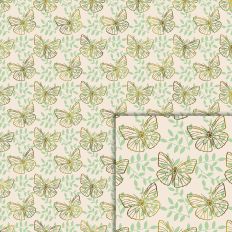 butterflies leaves pattern