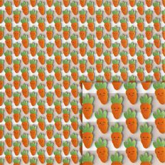 carrots paper style pattern