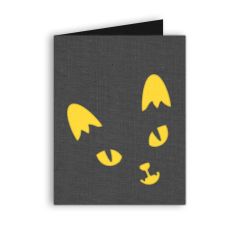 cat at night card