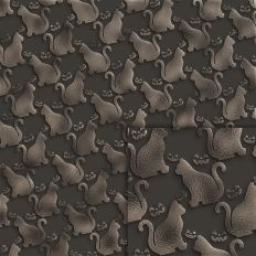 cats foil style pattern