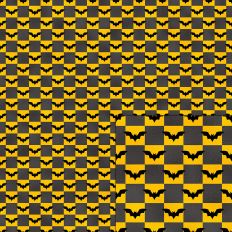 checker bat pattern