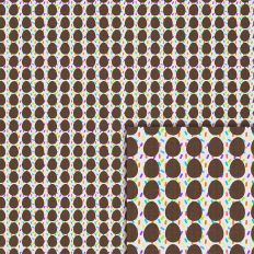 chocolate eggs pattern