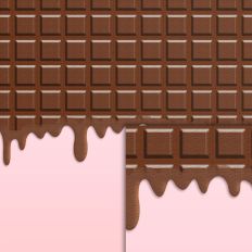 chocolate melted pattern