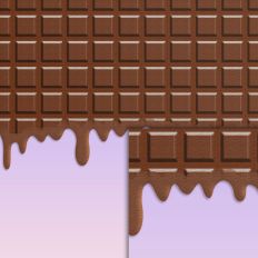 chocolate melted pink pattern