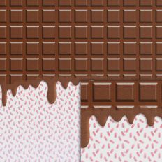 chocolate melted sprinkles pattern