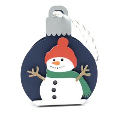 christmas ball snowman box