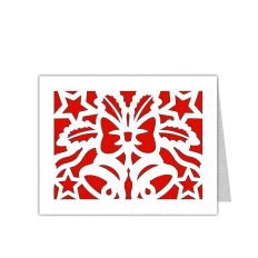 christmas bells and stars card