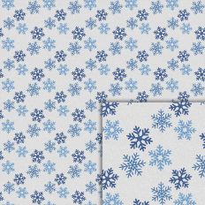 christmas blue snowflakes glitter pattern