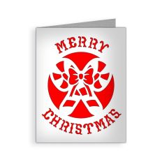 christmas candy cane card