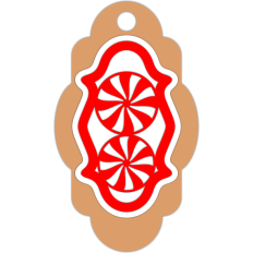 christmas candy tag